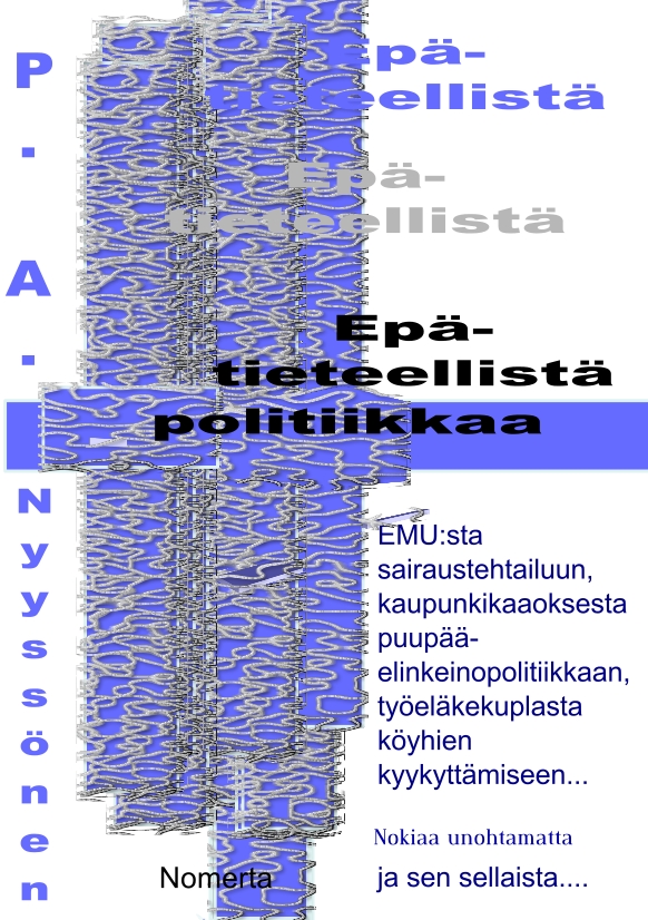 Epätieteellistä politiikkaa -kirjan kansikuva