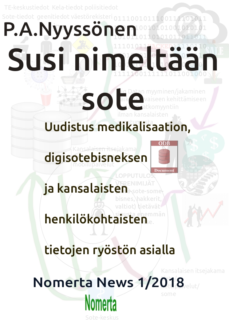 Susi nimeltään sote.Nomerta News 1/2018 -kansi