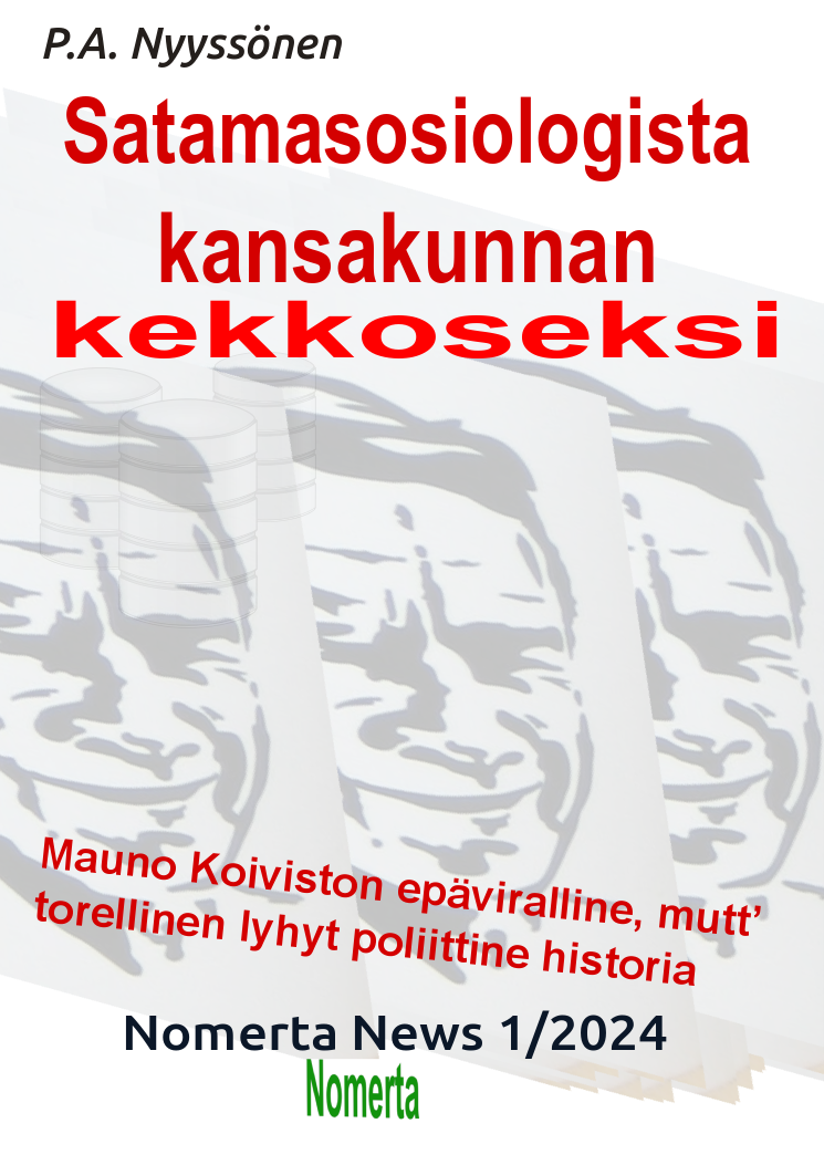 Satamasosiologista kansankunnan kekkoseksi -kansikuva
