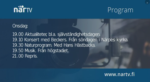 Närpes När-Tv textslinga