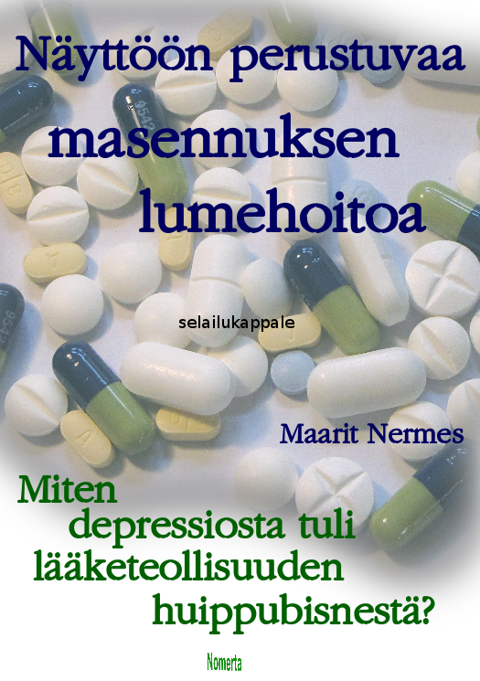 nayttöön perustuvaa masennuksenlumehoitoa kirjan kansi